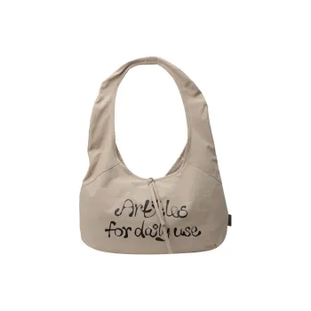 Barang Bear Canvas Canvas Bag Shoulder Bags Regular Unisex Khaki/Pink/Green/Black