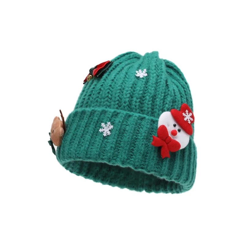 FREE RABBITⅡ Winter Thickened Cute Snowman Head Cover Warm Cold Resistant Cold Cap Unisex-7