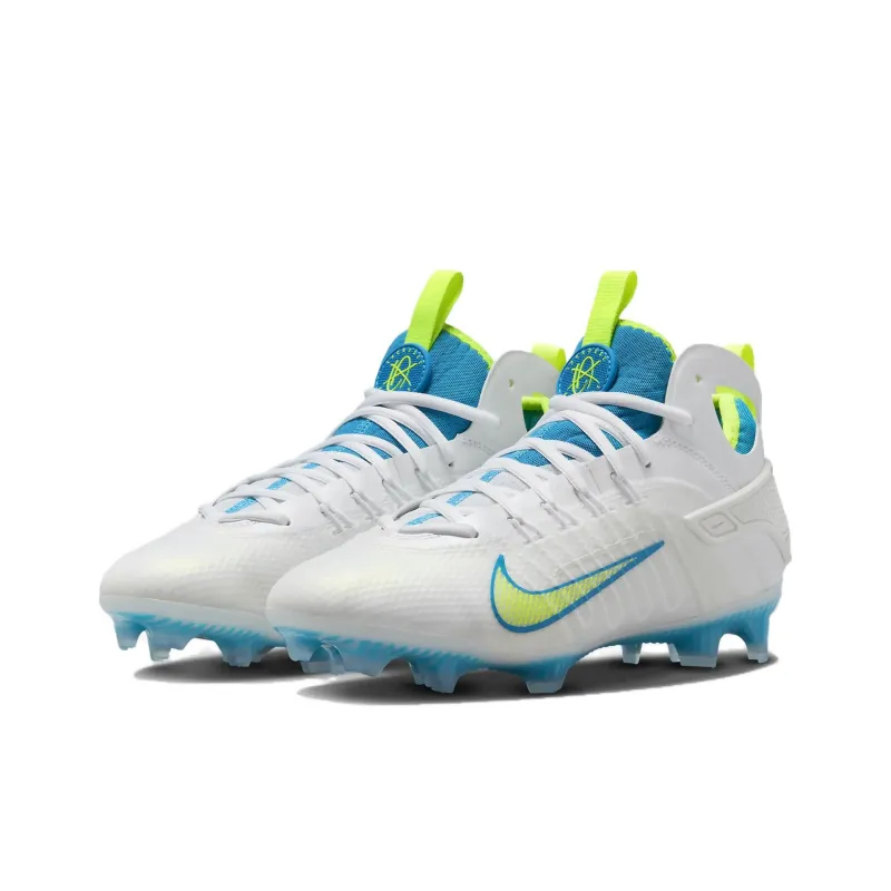 Nike Huarache 9 Elite Mid Lax Se White Vivid Blue Volt-2