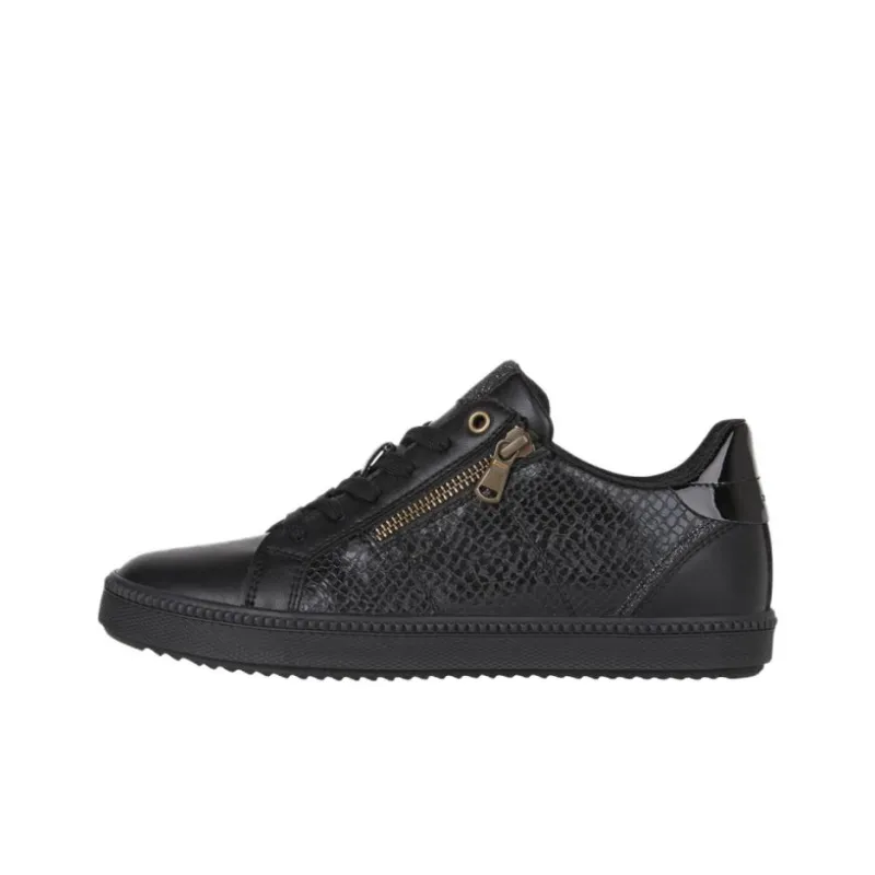 GEOX Blomiee Low-Top Skateboard Shoes Women's Black-0