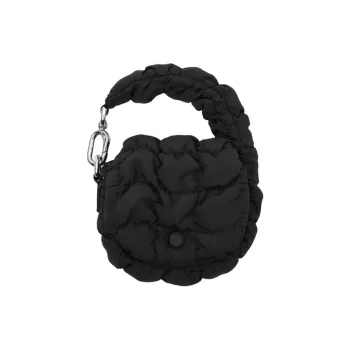 COS Polyester Cloud Bag Earphone Case Mini Women's Black