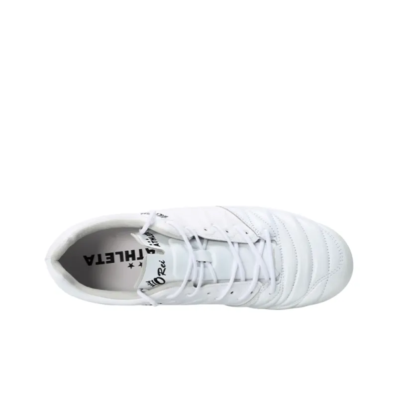 ATHLETA Anti Slip Wear Resistant Soccer Shoes Men's White-2