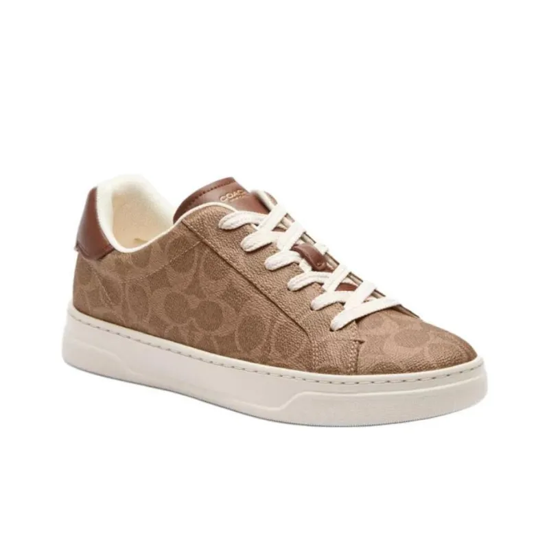 COACH Highline Low Top Skateboard Shoes Women's Brown-2