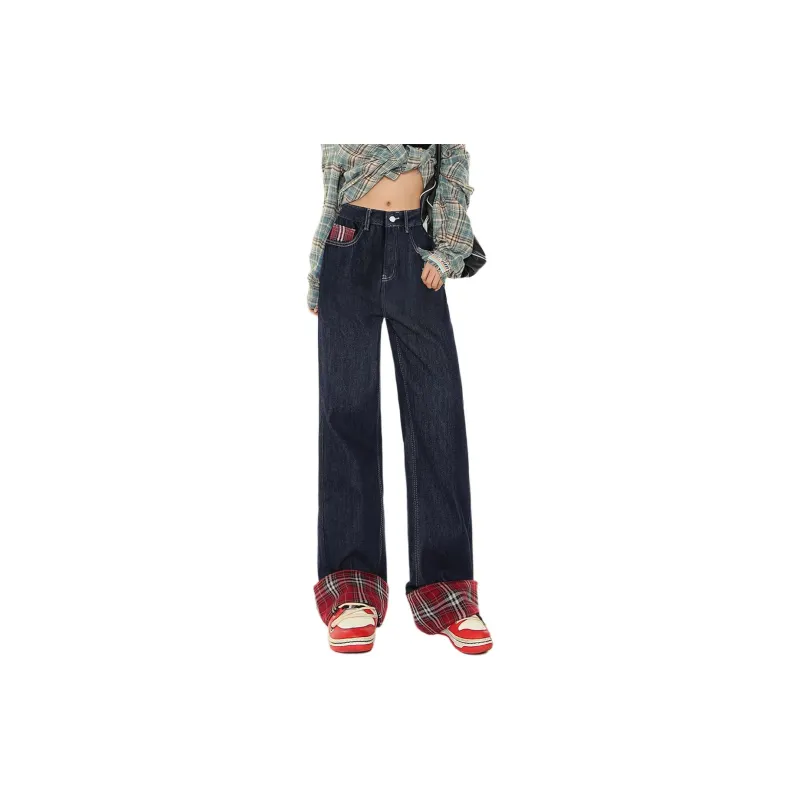 Weixi Jeans Women's Dark Blue-2