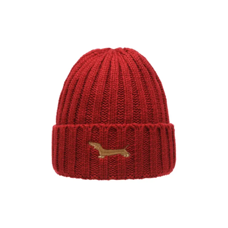 FREE RABBITⅡ Korean Style Puppy Embroidery Gathered Hat Unisex-10