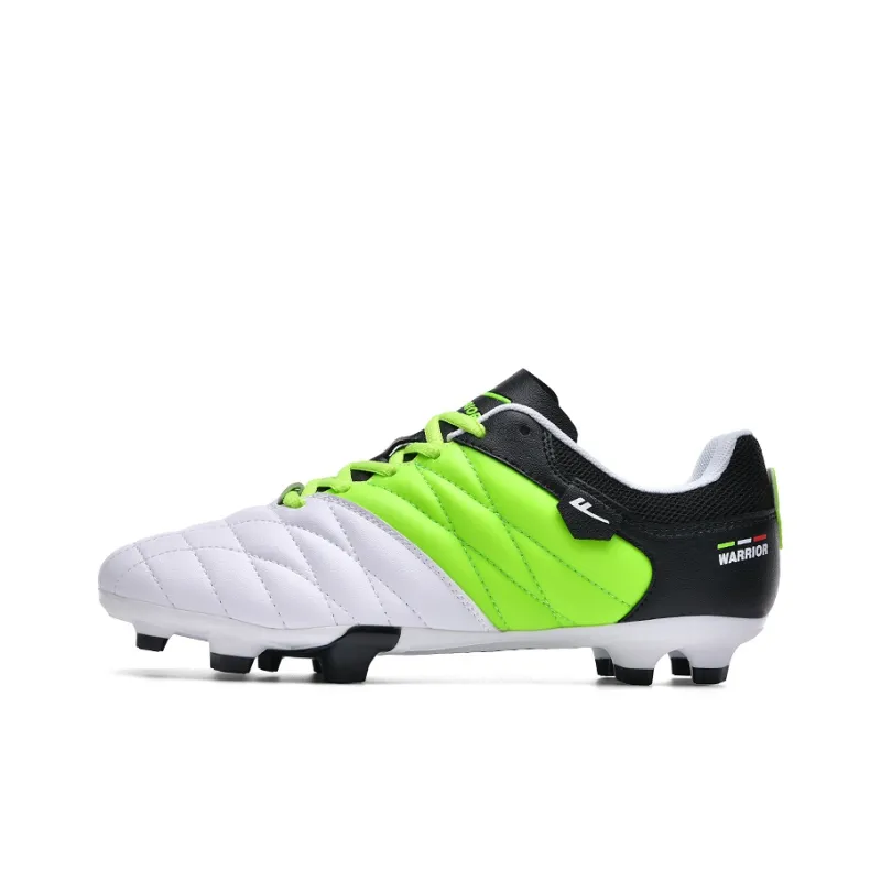 Warrior FG Rubber Long Studs Soft Ground Artificial Ground Natural Ground Cushioned Slip-Resistant Soccer Shoes Unisex-5