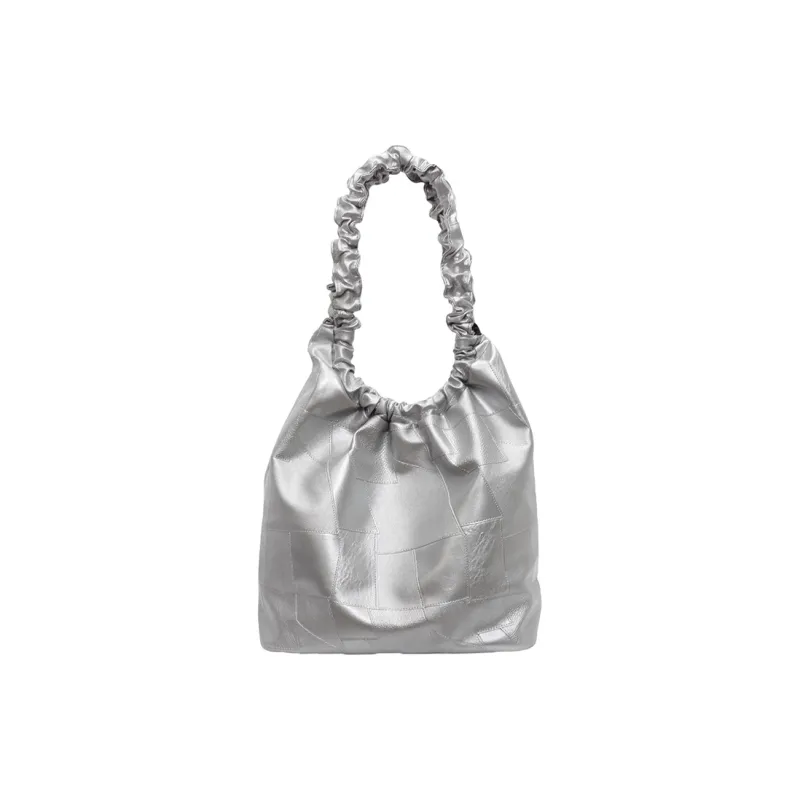 Yalu PU Tote Bag, Shoulder Bag Regular Women's Coffee/Black/Burgundy/Silver/Ecru-11