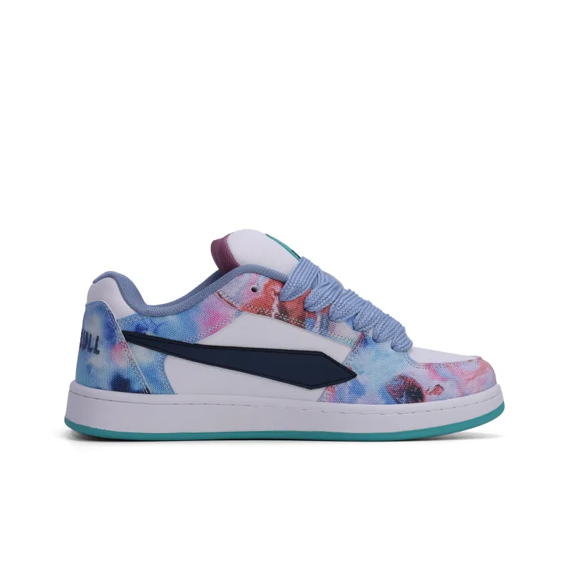 GLO BULL Skateboard Shoes Unisex Low Top Tie Dye-1