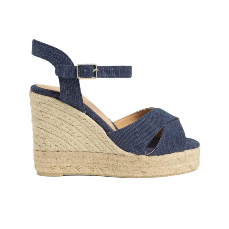 Castañer BLAUDELL Strap Sandals Women's Blue-1