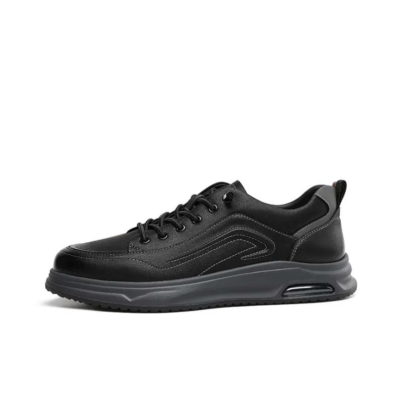 SEPTWOLVES Low Top Casual Shoes Men's Black HD-0
