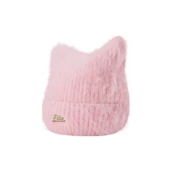 FILA FUSION Acrylic Beanies Women's Gel Pink