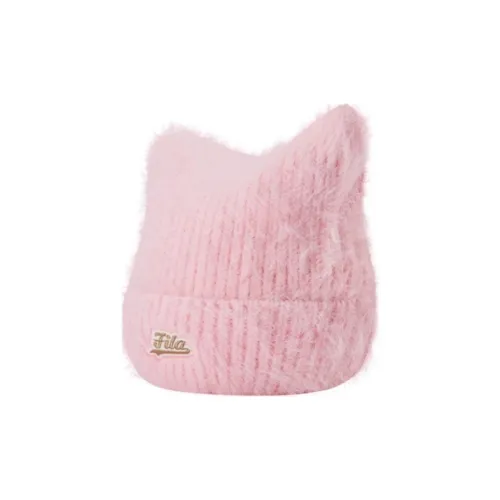 FILA FUSION Acrylic Beanies Women's Gel Pink