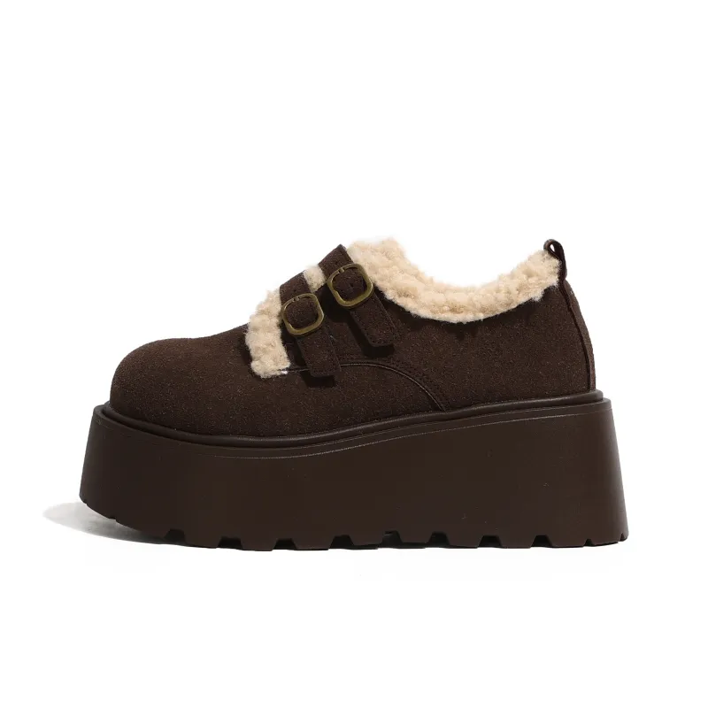 Fashion Casual Loafers Unlined Shoes 7cm Women's-19