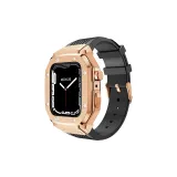 Rose Gold Black/Clothing Sets Metal Silicone Integrated Armor