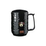 Yi Mai Round Cup-Black+Cookie Dog Sticker
