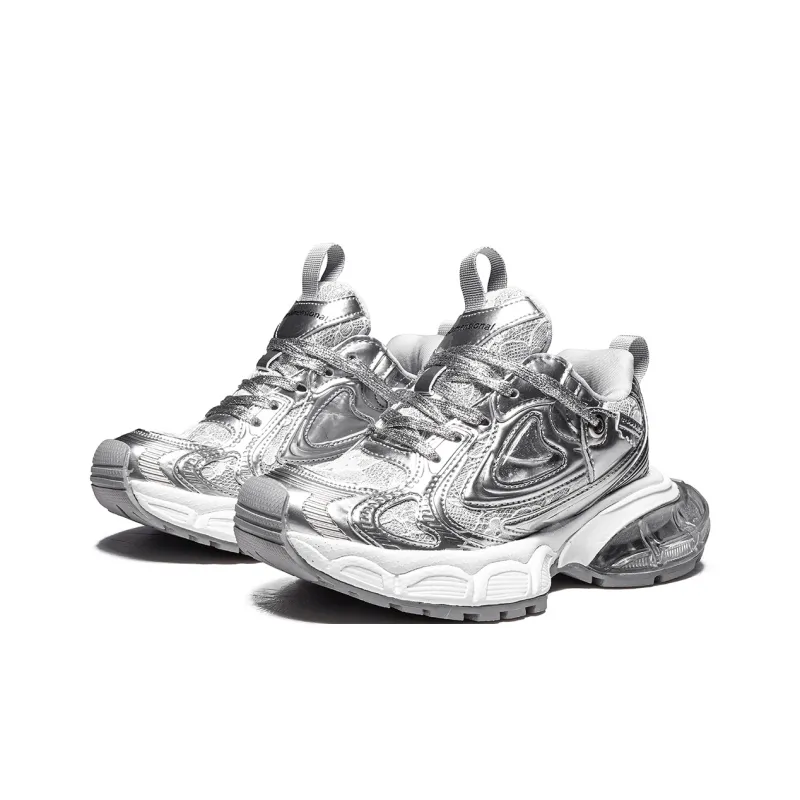 MQ Shock Absorbers With Slip Resistant Features Low Top Chunky Sneakers Women's-2