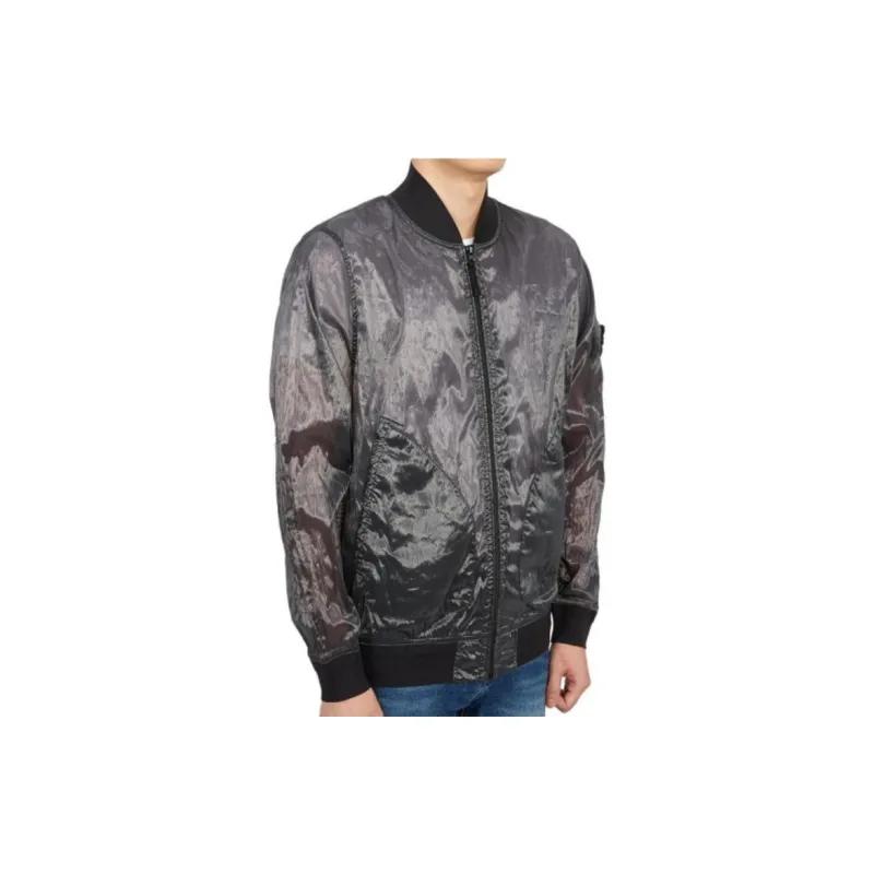 STONE ISLAND Loog patch Bomber Jacket-3