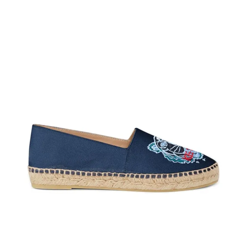KENZO Fashion Casual Flat Shoes Women's Blue-1