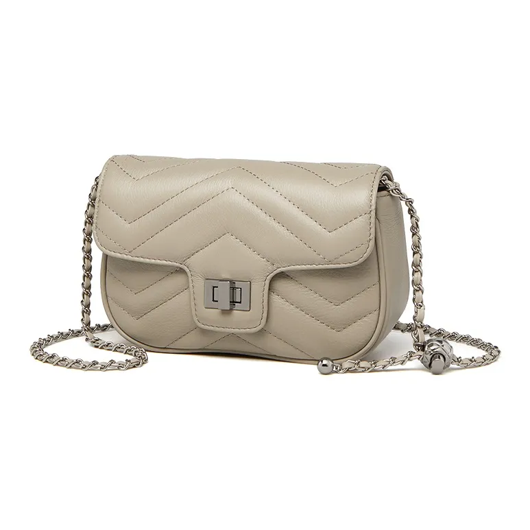 ZOOLER Top Grain Cow Leather Crossbody Bag Shoulder Bag Regular Women's Gray White/Coffee/Classic Black-2