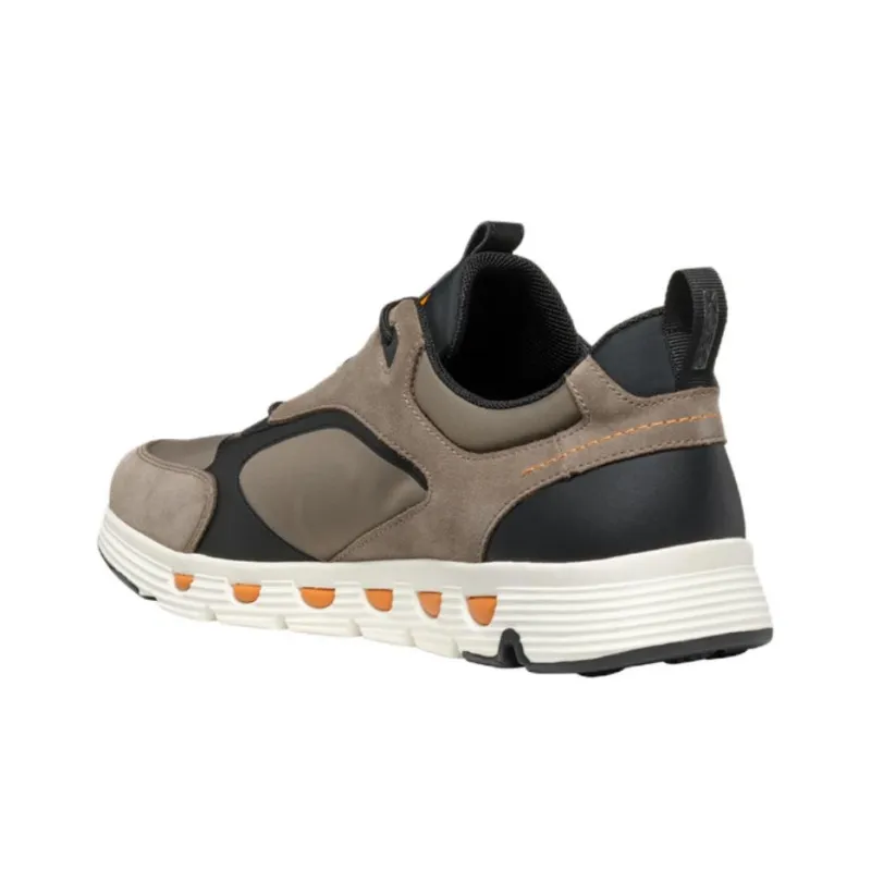 GEOX Anti Slip Wear Resistant Low Top Casual Shoes Men's Brown Black-3