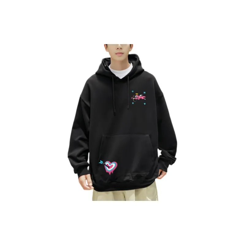 LiNing x ICECREAM Sweatshirt Unisex Black-2