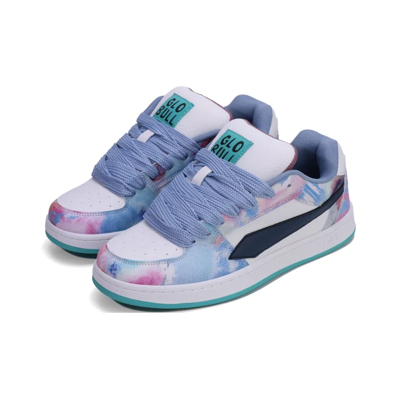 GLO BULL Skateboard Shoes Unisex Low Top Tie Dye-2