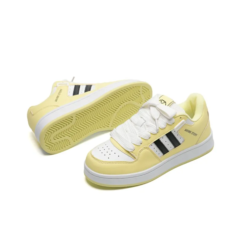 7 SEVFUN Low Top Skateboard Shoes Unisex Blue White-23