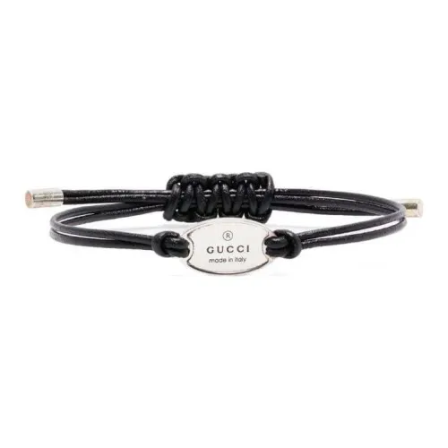 GUCCI Sterling Silver Trademark Bracelet