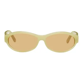 MARNI Acetate Oval Sunglasses Unisex Green