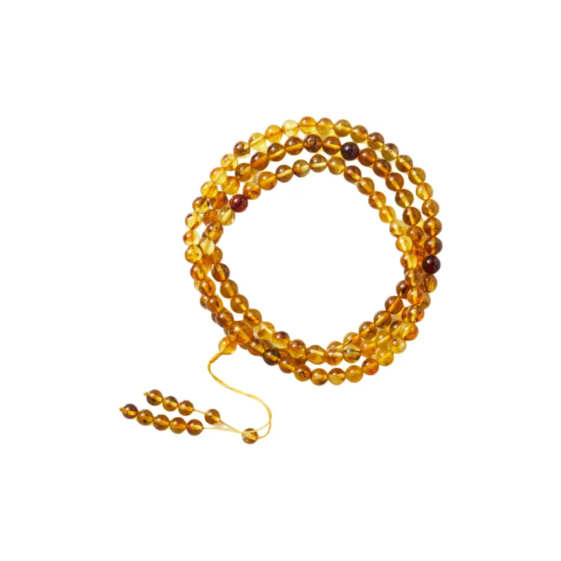 Abby's Wonderland Beeswax Amber Necklaces Unisex-1