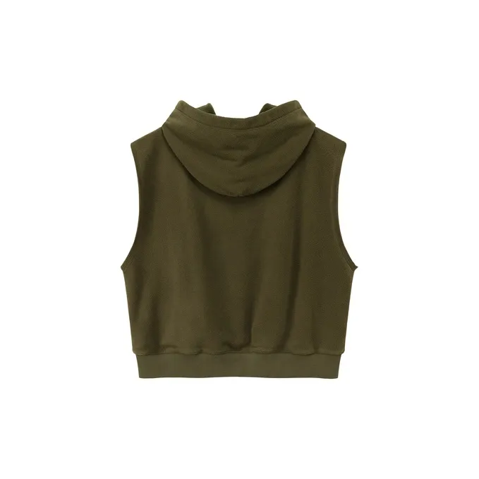 CHUU Vest Women's Mustard Green-1