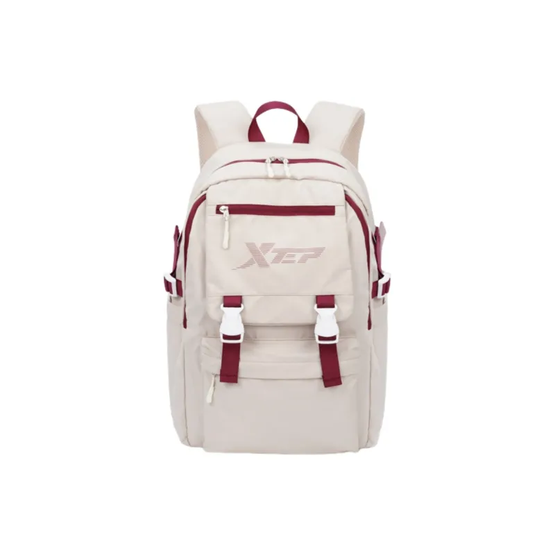 XTEP Oxford Backpack Unisex Red White-1