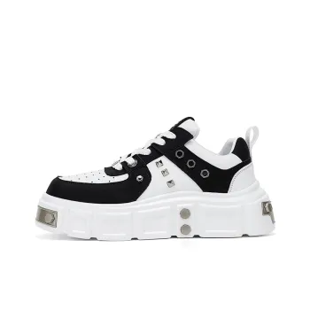 AD Cushioned Wear Resistant Height Increasing Low Top Skateboard Shoes Men's