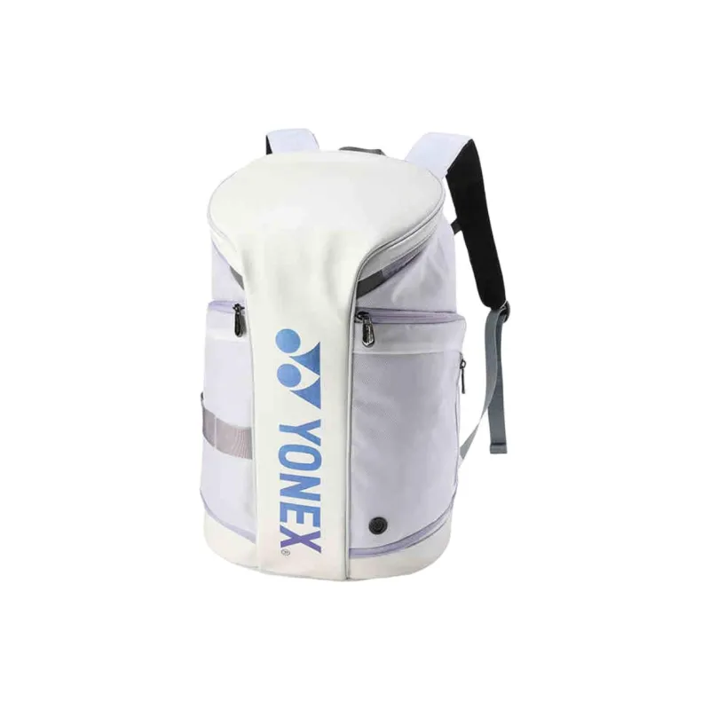 YONEX Badminton Racket Bags 2 Pcs Casual Backpack White, Black Unisex Individual Shoe Compartment-0