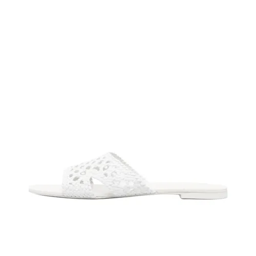 TORY BURCH Slide Slippers Women's White
