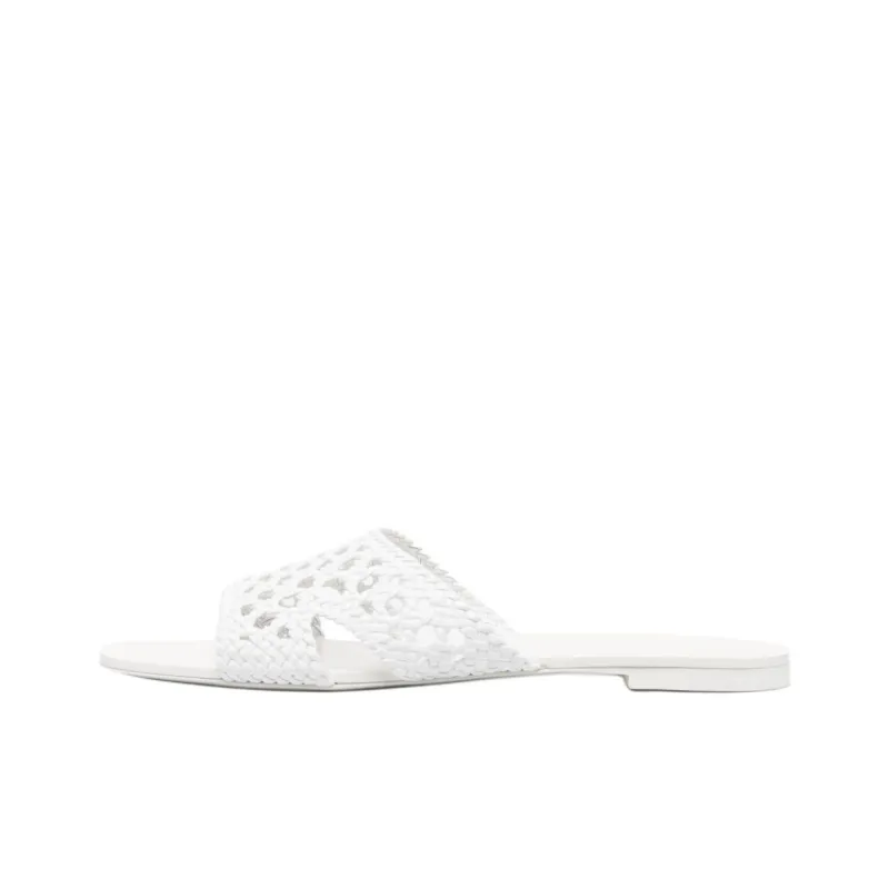 TORY BURCH Slide Slippers Women's White-0