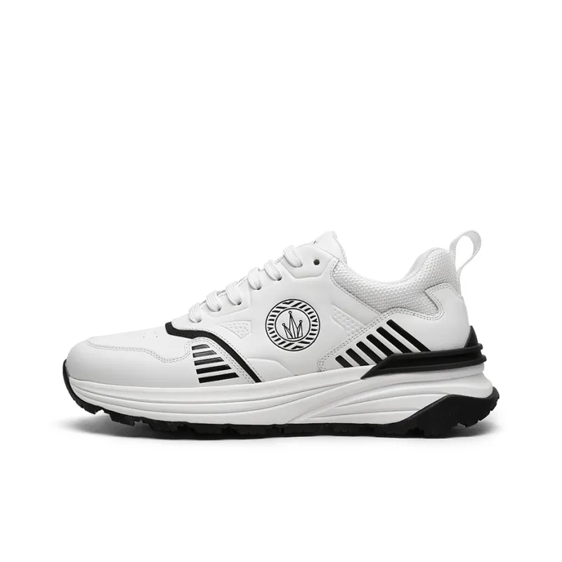 CROWN Low Top Casual Shoes Men's White-0