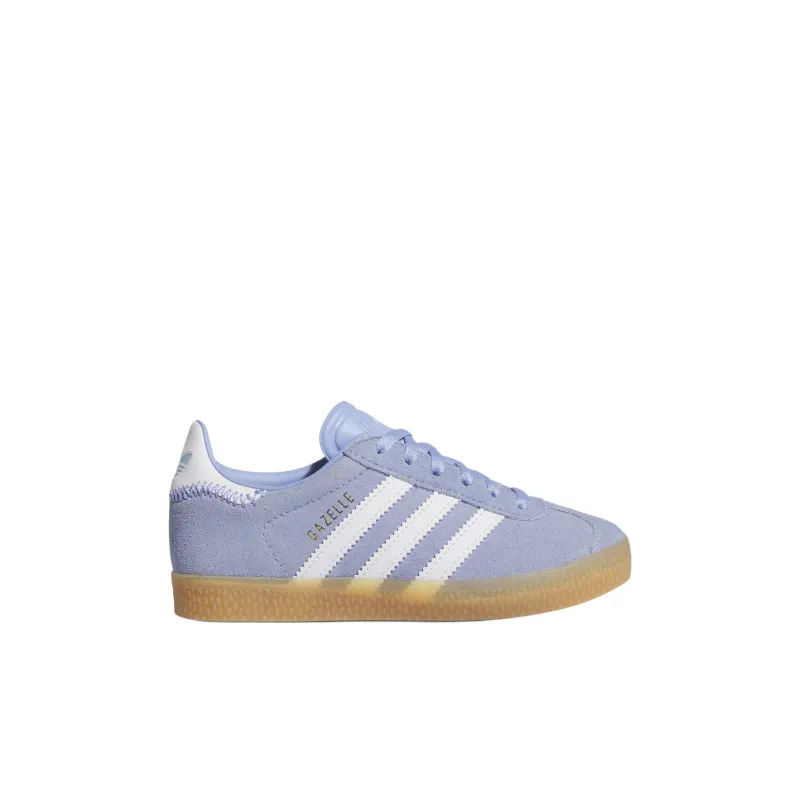 Adidas Originals GAZELLE Anti Slip Wear Resistant Low Top Kids' Skateboarding Shoes Blue Children Aged 3 7 Years Old-1