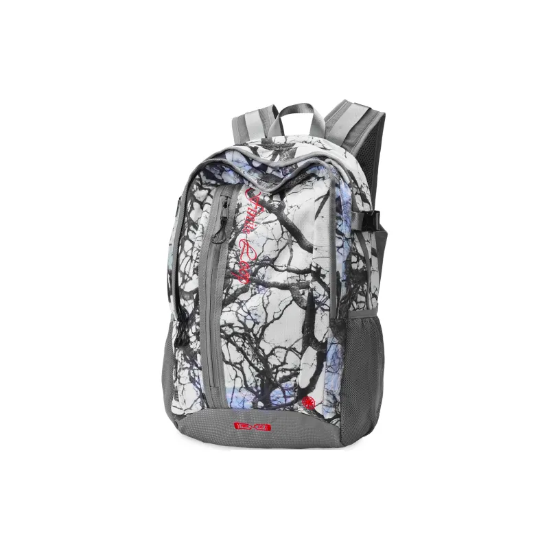 FINITE LOOP Recycled Material Students Backpack Unisex Gray-1