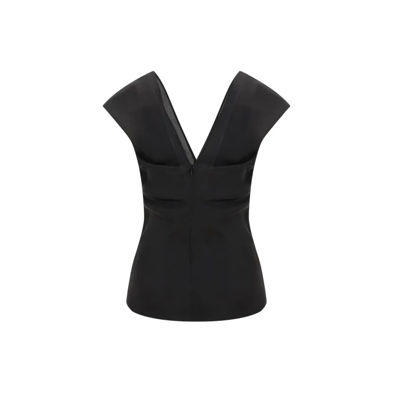 KHAITE Ami Silk Blouse-1