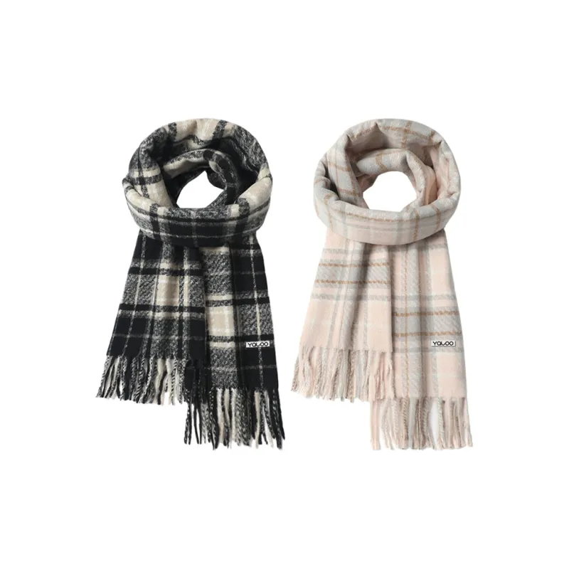Yalu Polyester Knit Scarves Unisex-4
