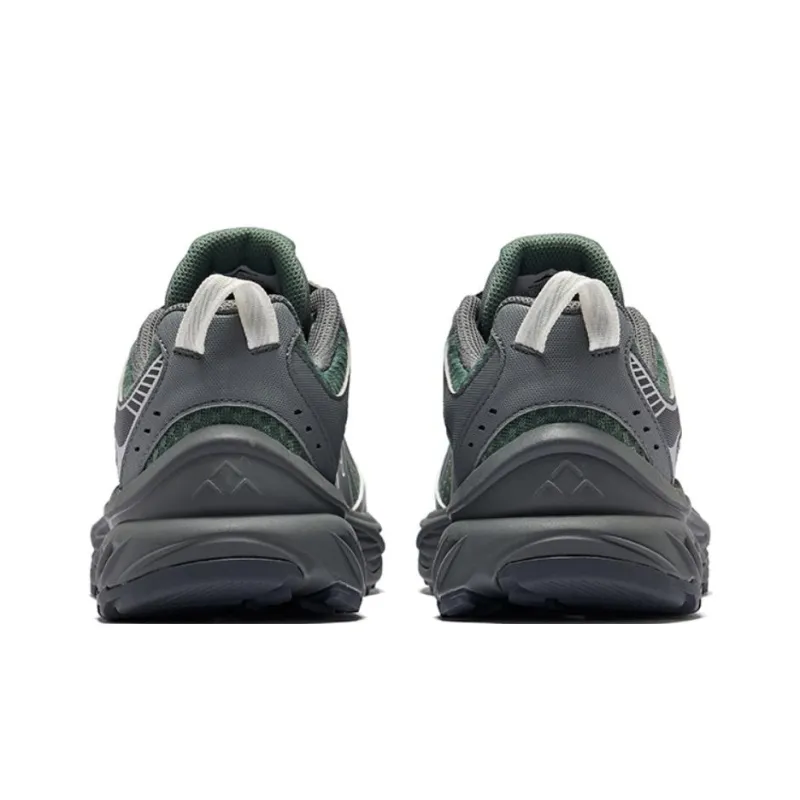 Erke Cushioned Slip Resistant Support Low Top Casual Shoes Men's Pine Frost Green Steel Gray-3