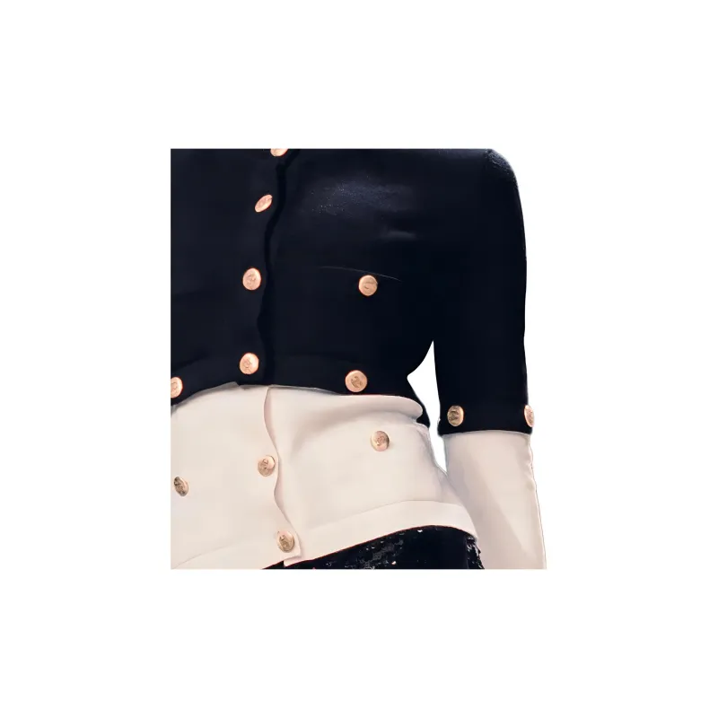 CHANEL SS22 Cashmere Sweater Women's Black-4