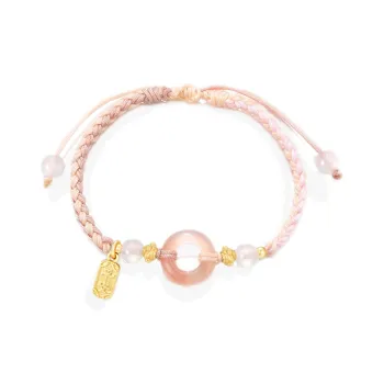JIACUIYUN Colored Glaze Jade Bracelets Unisex