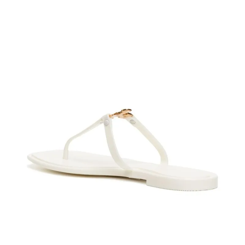 TORY BURCH Roxane Jelly Logo-plaque Slides-3
