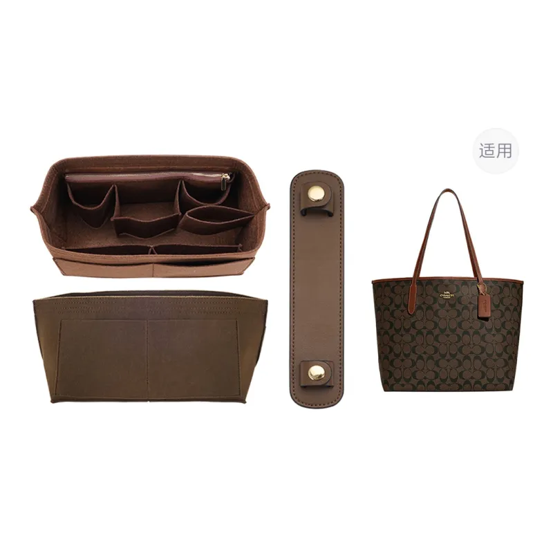 Lan Bao Fan Artificial Leather, Felt Bag Insert Unisex Multicolor-105