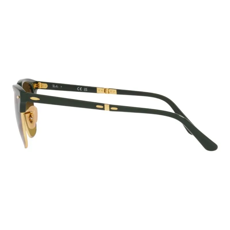 RayBan Plastic Round Sunglasses Unisex Green-2