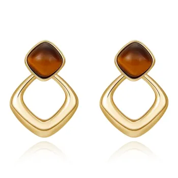 MCK 925 Sterling Silver Needle Earrings Women's