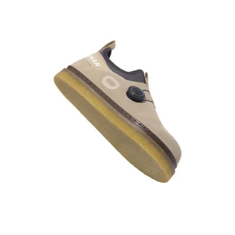 OETZI Ice Man Oz Slip Resistant Low Top Casual Shoes Unisex Apricot-4