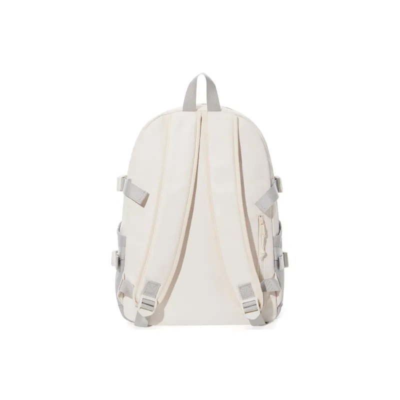 RIOREX Fabric Laptop Backpack Regular Unisex Black/Gray White-11